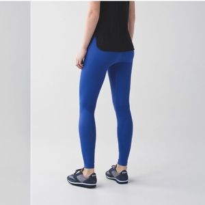 Lululemon Zone In Tights Sapphire Blue Leggings